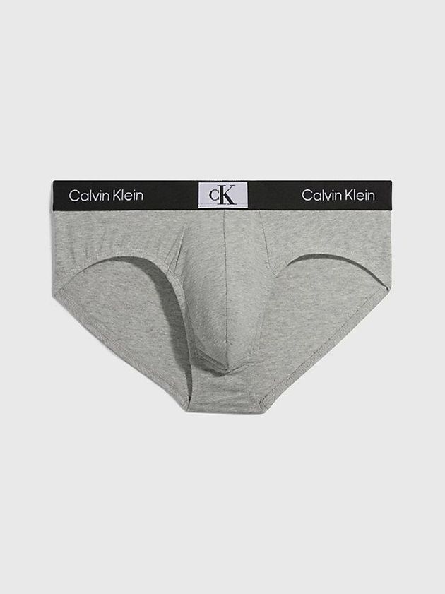 Calvin Klein USA Ck96 Mens Briefs Grey 8031942-HT